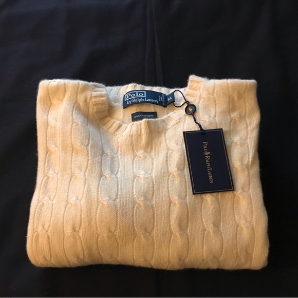 Polo Ralph Lauren Mens XL Cashmere Sweater - Picture 1 of 4